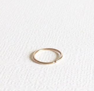 18k Gold Nose Ring