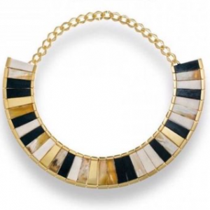 Brass and Horn Necklace