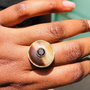Gold plated ring
