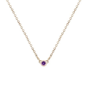 Dainty amethyst pendant