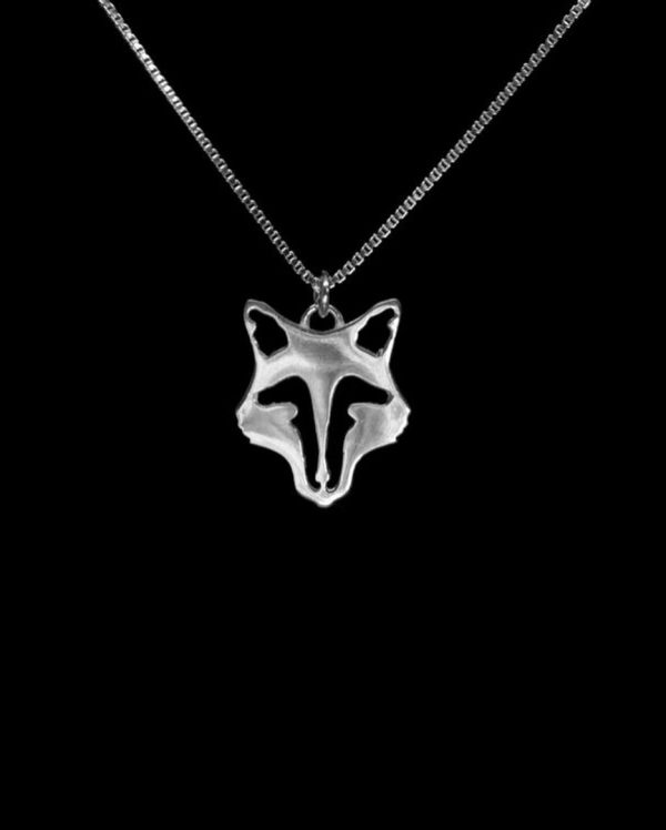 Skyrim Unicorn Fox Male Pendant on Silver - Image 4