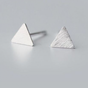 Triangle Stud Sterling Silver
