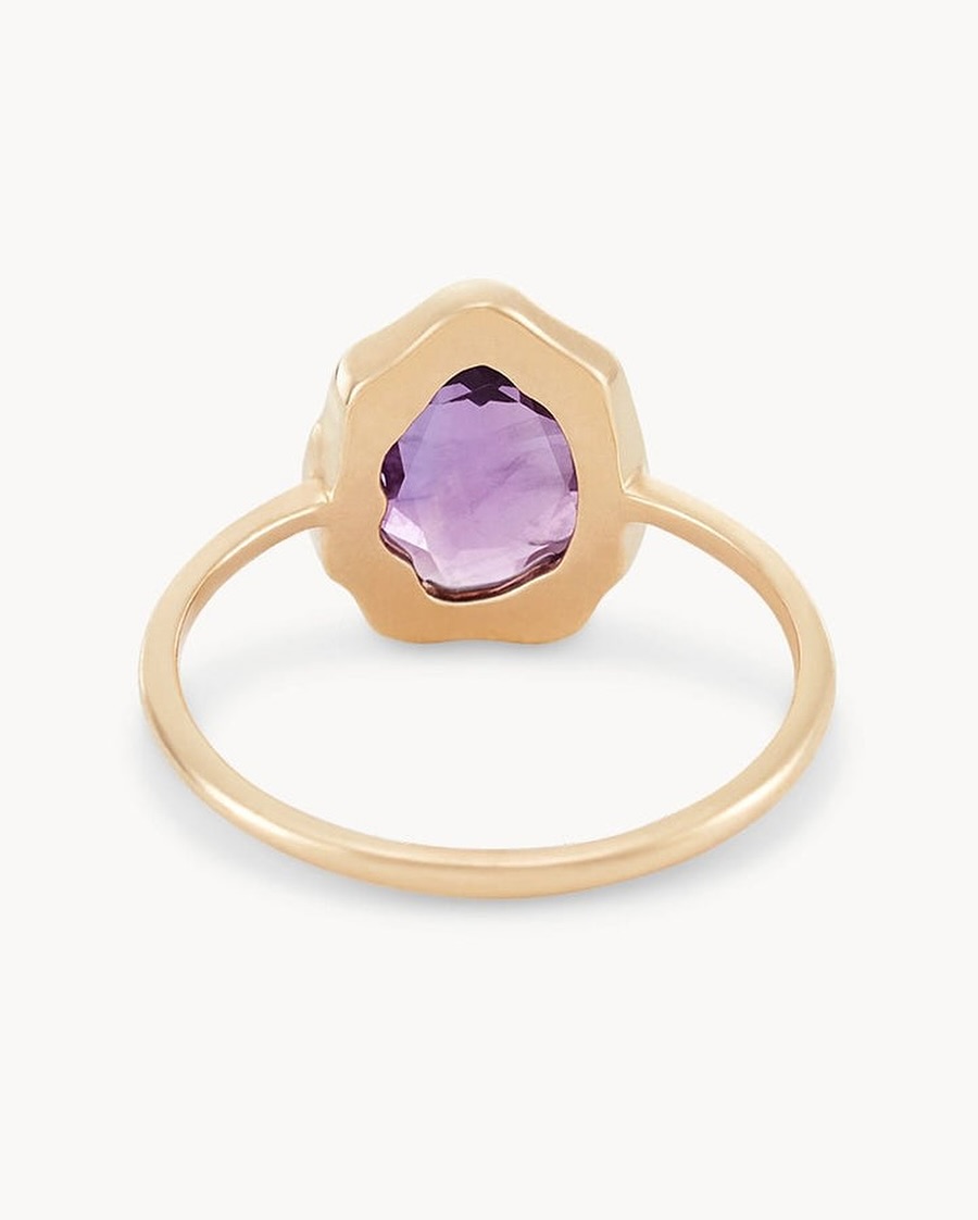 Ukambani Amethyst Ring on 9K Gold