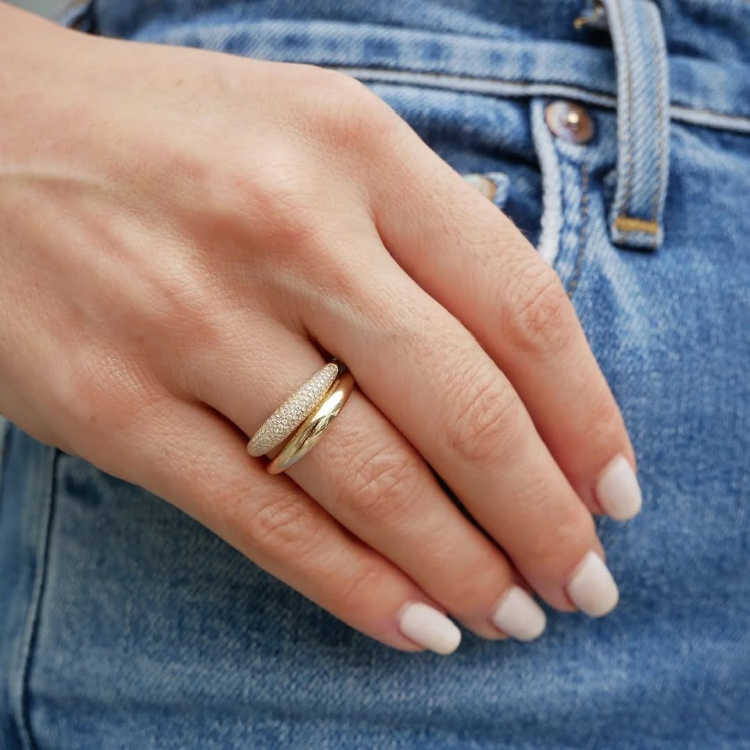 The Hallow Duo Set on 14K Gold