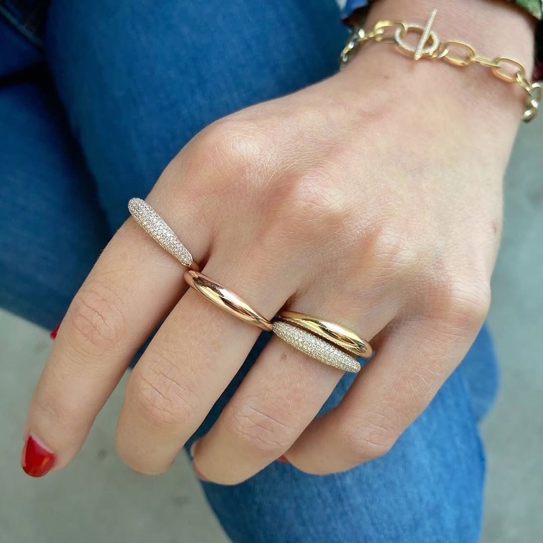 The Hallow Duo Set on 14K Gold