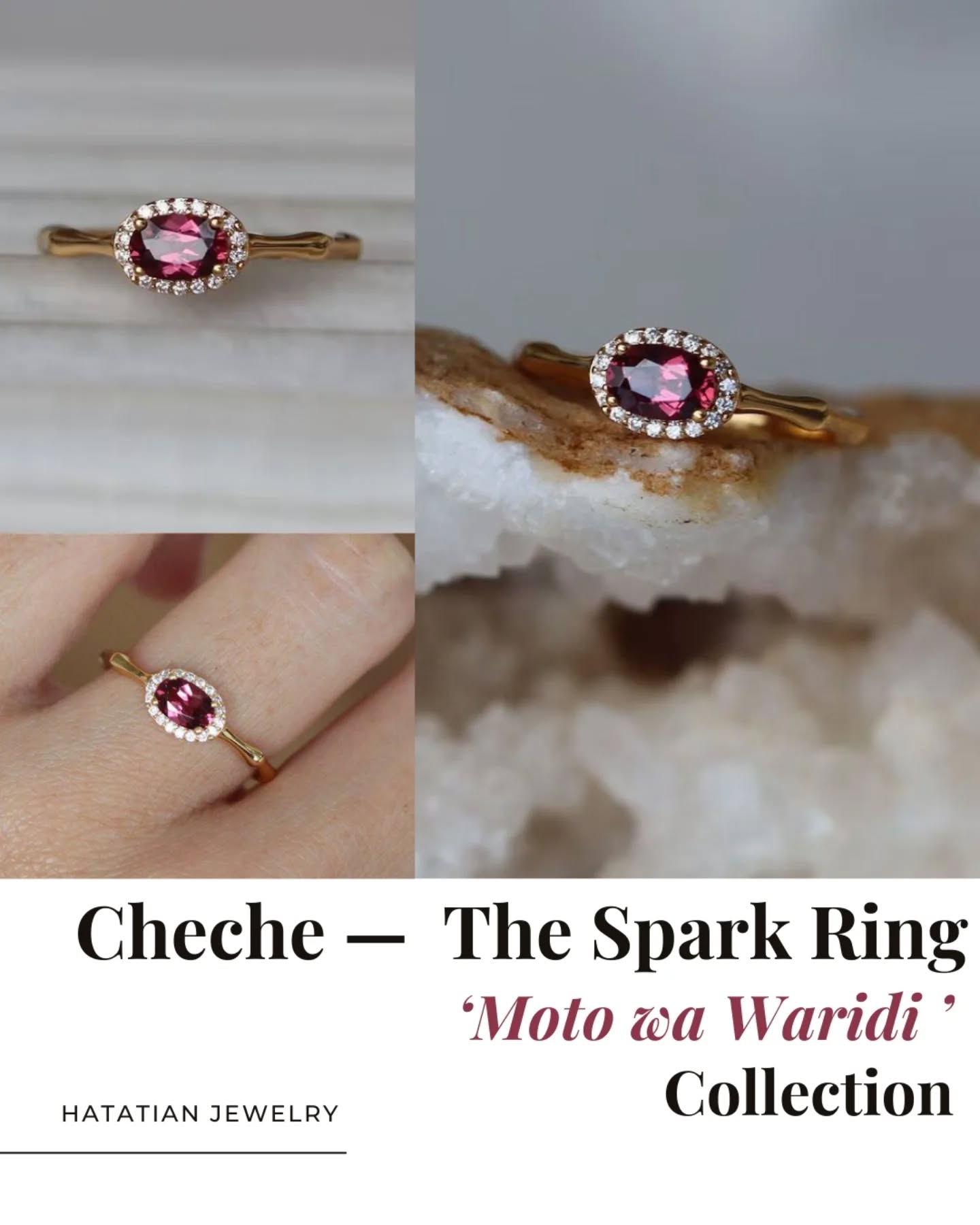 Cheche — The Spark Ring in 18k Gold